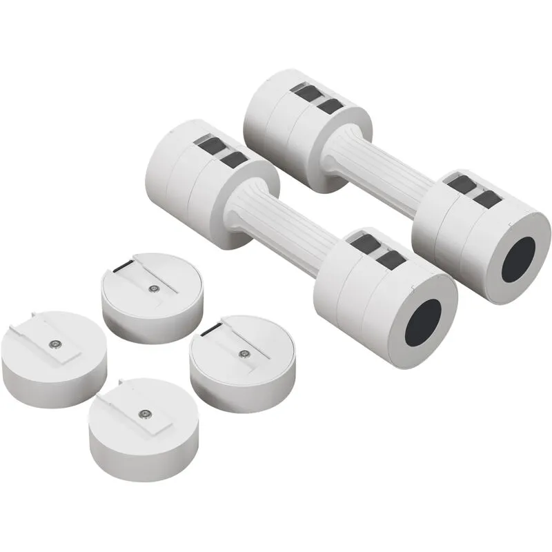 Sportnow - Adjustable Dumbbells Set, Fast Adjust and Compact, 2.5kg x 2