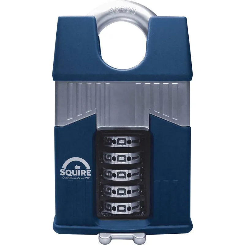 Squire Warrior Combi 65C Warrior High-Security Closed Shackle Comb...