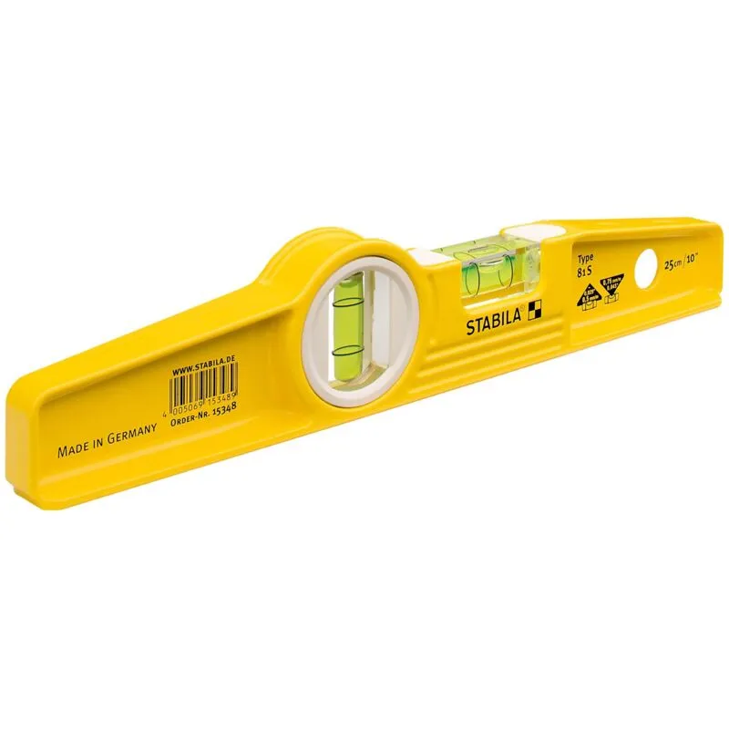 Stabila 81S Torpedo Spirit Level 10" / 25cm
