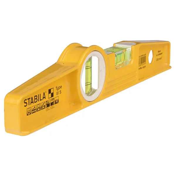 Stabila Rare Earth Magnetic Torpedo Spirit Level 10" / 25cm
