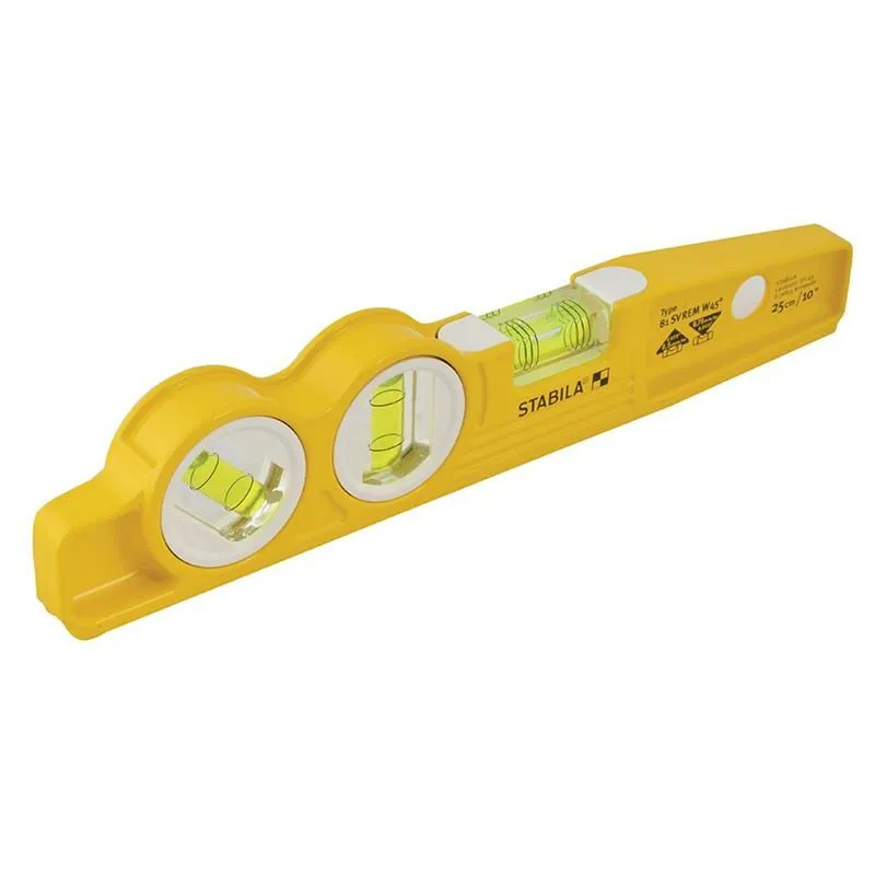 Stabila 81 Svw Magnetic Rare Earth Torpedo Spirit Level 10" / 25cm