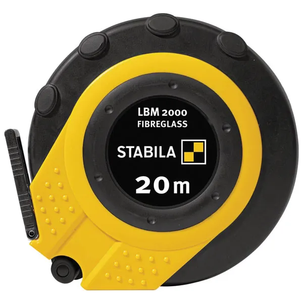 Stabila Lbm 2000 Closed Fibreglass Tape Measure Metric 30m 13mm