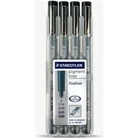 Staedtler : Pack of 4 Pigment Liner Pens