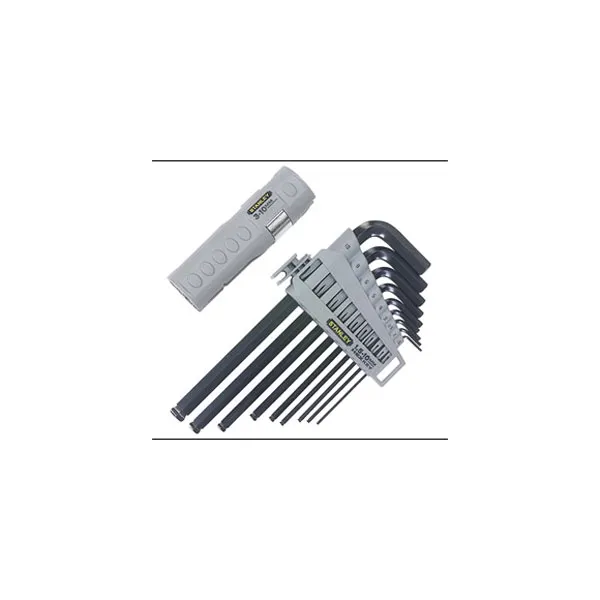 Stanley Hexagon Grip Key Set of 9 Metric (1.5-10mm) STA089904