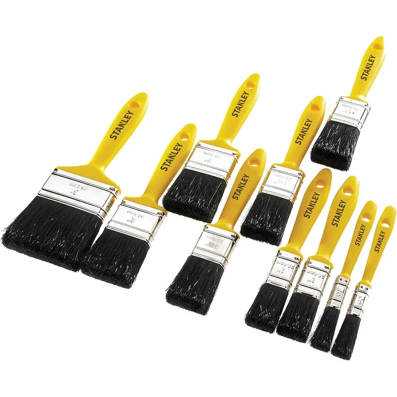 Stanley STPPYS00 Hobby Paint Brush Set of 10 12mm-76mm