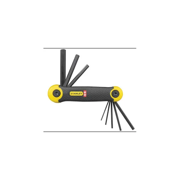 Stanley - Metric Folding Hexagon Key Set,7 Piece STA469261