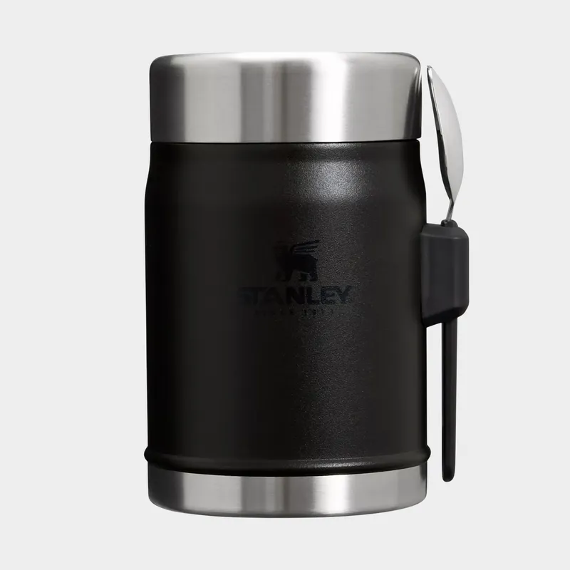 Stanley Classic Legendary Food Jar & Spork 0.4L, Black 2.0 One Size