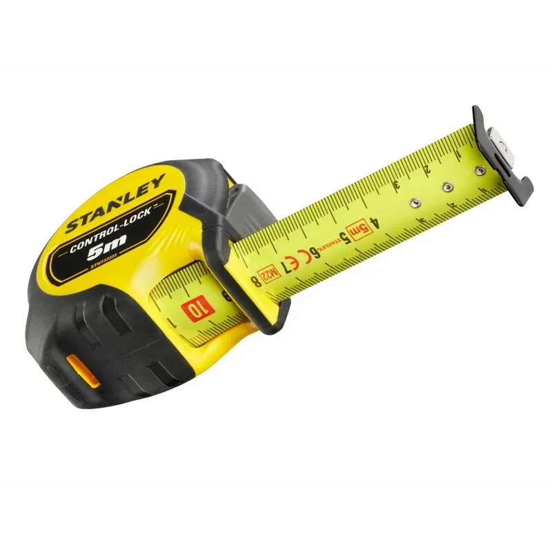Stanley Control Lock Pocket Tape Measure Metric Metric 5m 25mm