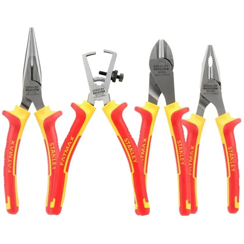 Stanley 4-84-489 FatMax Vde Pliers Set 4 Piece