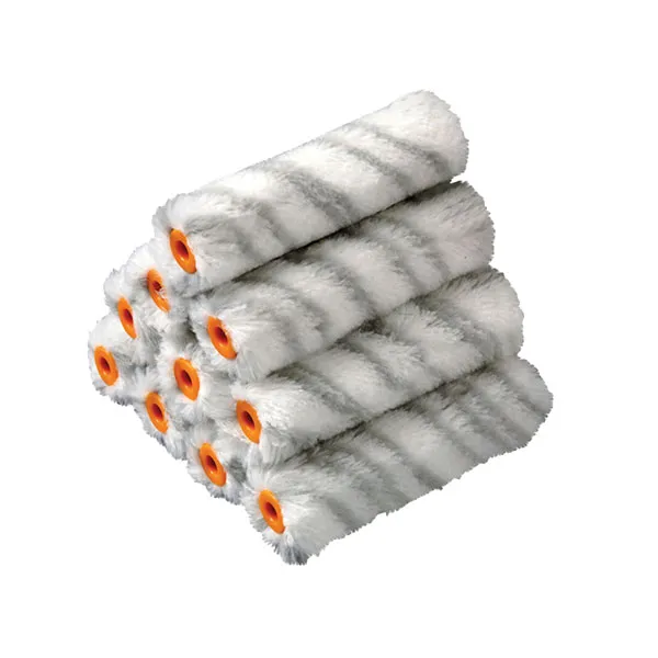 Stanley STRMGR10 Medium Pile Silver Stripe Sleeve 100mm (4in) 10 Pack