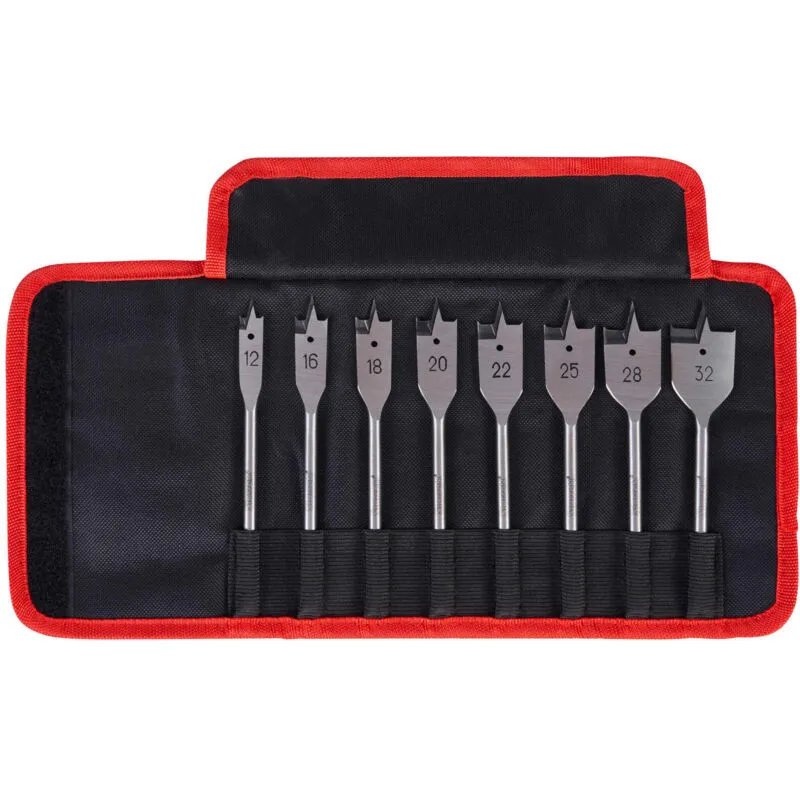 Flat Wood Drill Bit Set, 8 Piece STRKFWDK08 - Starrett