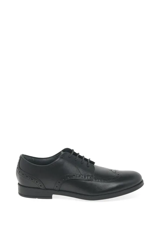 Start Rite 'Brogue Pri' School Shoes in Black Size: Infant 12.5F Black Infant 12.5F