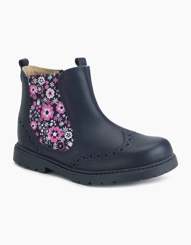 Start Rite Girl's Chelsea Girls Infant Boots in Navy Size: Infant 12F Navy