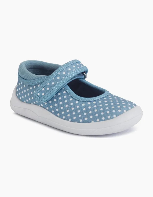 Start-Rite Girl's Wriggles Girls Canvas Shoes - Blue - Size: 6.5/1
