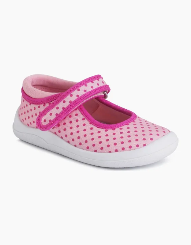 Start-Rite Girl's Wriggles Girls Canvas Shoes - Pink - Size: 5.5/1