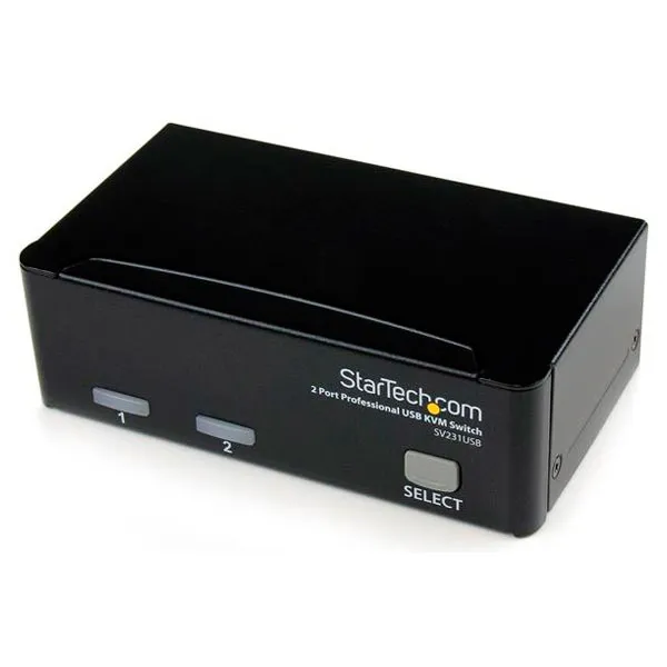 StarTech.com SV231USBGB 2 Port Professional USB Kvm Switch Kit Wit...