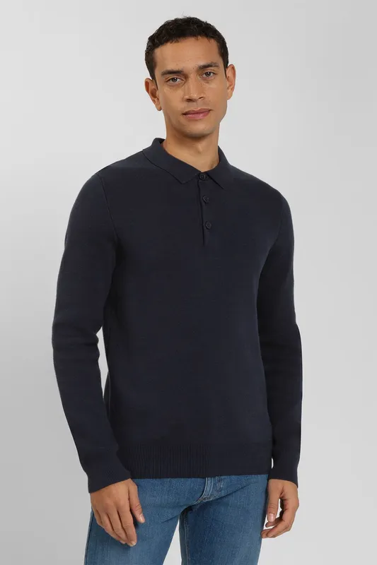 Steel & Jelly Mens Knitted Polo Shirt