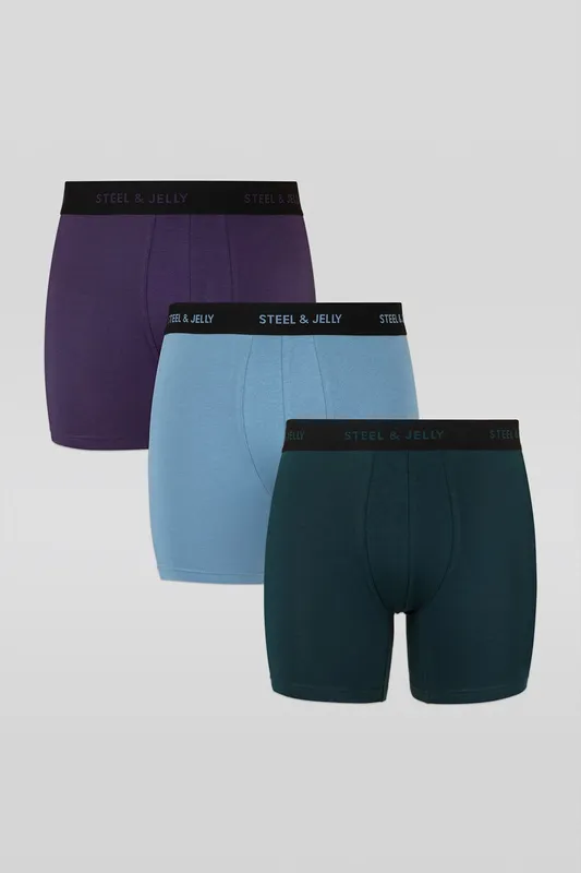 Steel & Jelly Mens 3 Pack Boxers