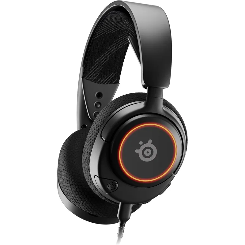 SteelSeries Arctis Nova 3 Multi-Platform Gaming Headset 360° Spatial Audio, Hi-Fi Drivers & PrismSync Rgb
