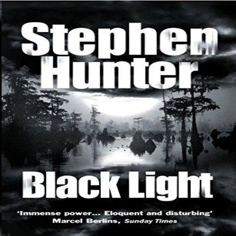 Stephen Hunter Black Light Paperback Book Multicolor
