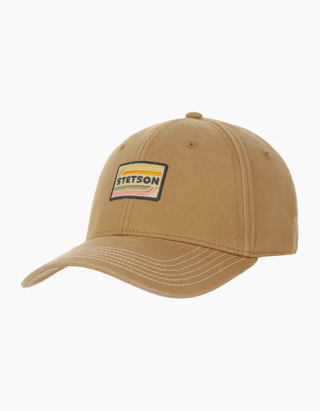 Lenloy Cotton Cap by Stetson - camel