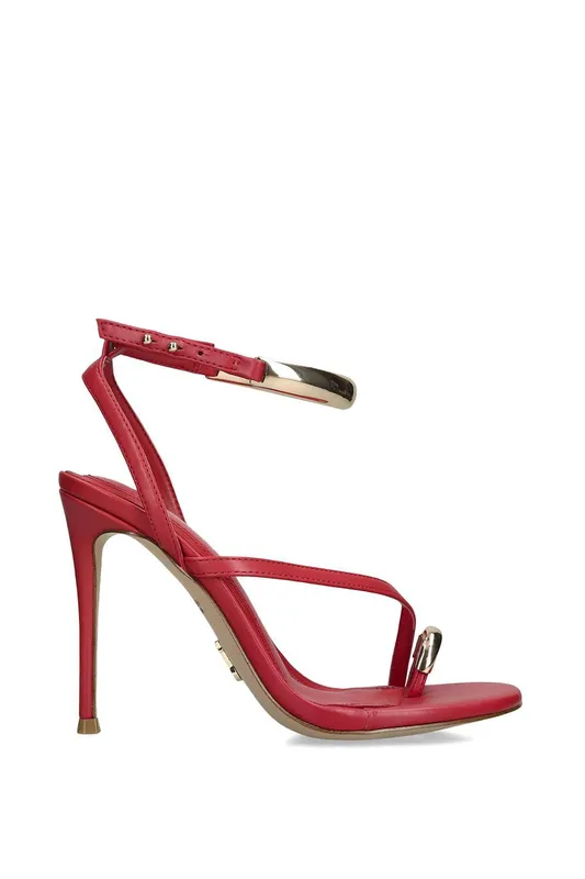 Steve Madden Women's 'Tia Red' Heels in Red Size: 6 - Red - Size: 6