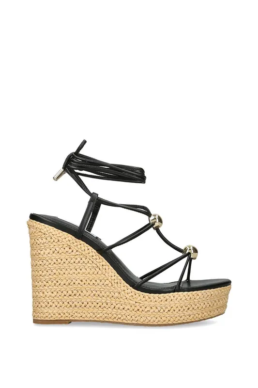 Steve Madden Women's 'Tulym Black' Sandals in Black Size: 8 - Black