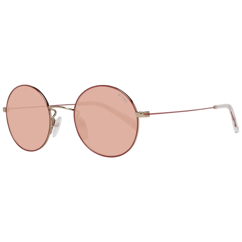 Sting Burgundy Unisex Sunglasses - Red - One Size