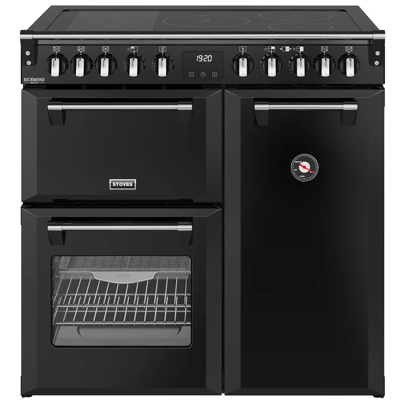 Stoves ST DX Rca Rich 90EI Rty Blk 11869 Richmond DX 90cm Induction Range Cooker - Black