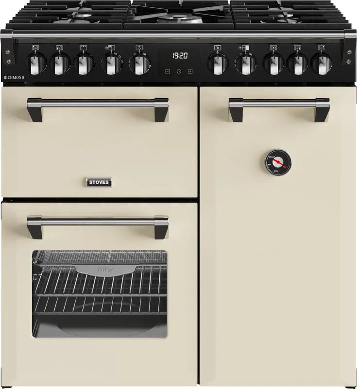 Stoves 444411851 90cm Wide Richmond Dual Fuel Range Cooker in Cream