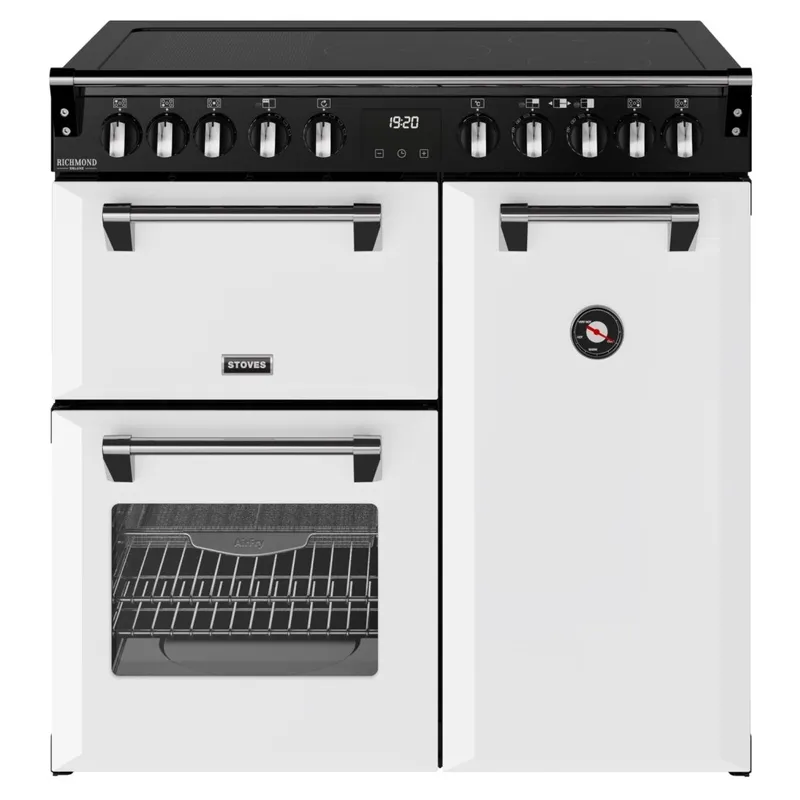 Stoves ST DX Rca Rich 90EI Rty Iwh 12010 Richmond DX 90cm Induction Range Cooker - Ice White
