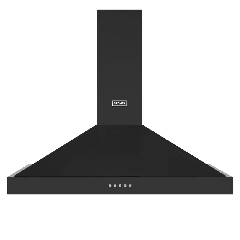Stoves Sterling CHIM100PYRBLK 11652 100cm Chimney Hood - Black