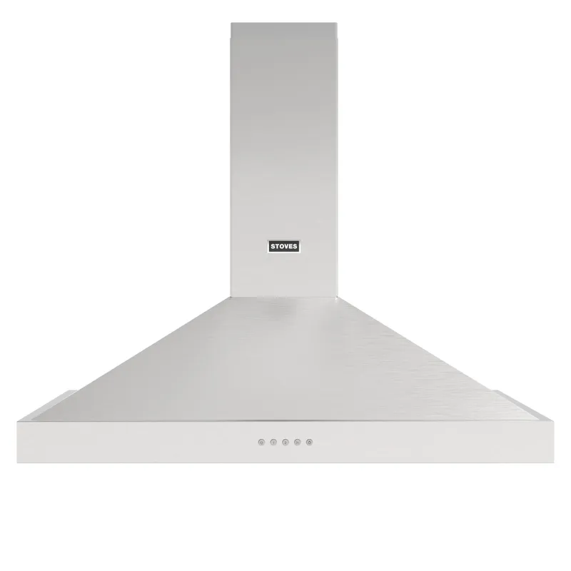 Stoves Sterling CHIM90PYRSTA 90cm Chimney Hood - Stainless Steel