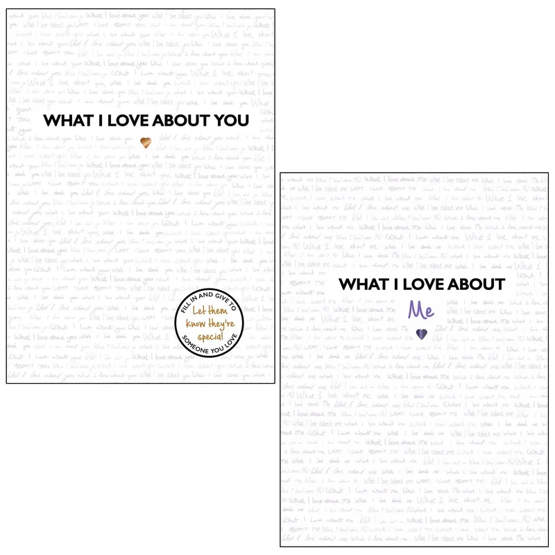 Studio Press What I Love About Series 2 Books Collection Set (What I Love About You &,; What I Love About Me)