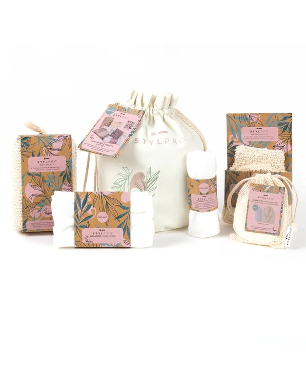 Stylideas Unisex Bamboo Gift Set in White White One Size female