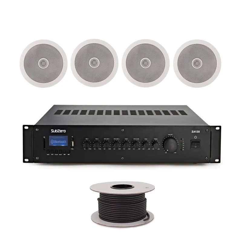 SubZero 40W 100V 5" Ceiling Speaker System