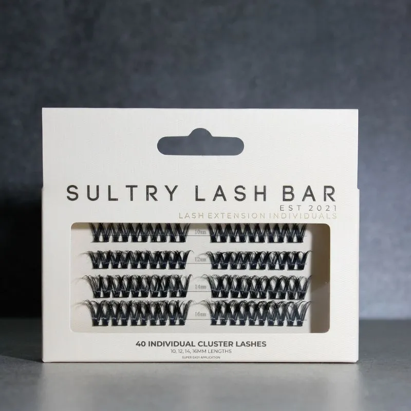Sultry Lash Bar Women's SL01 Cluster Lash Lxtensions in Black Black