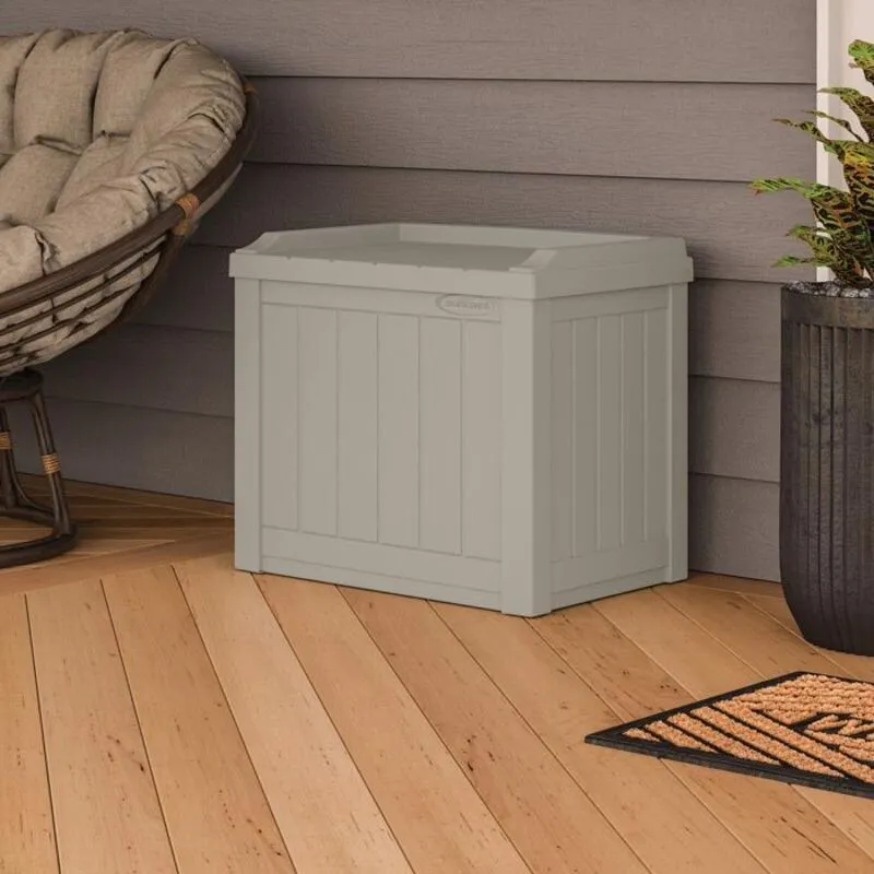 Suncast Florida 83L Storage Box - Light Taupe