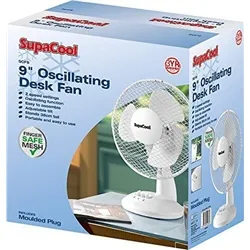 SupaCool Oscillating Desk Fan 9 inch