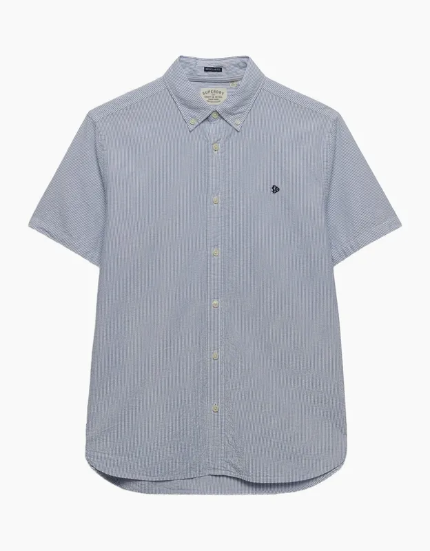Shirt Superdry Classic Seersucker Beige L