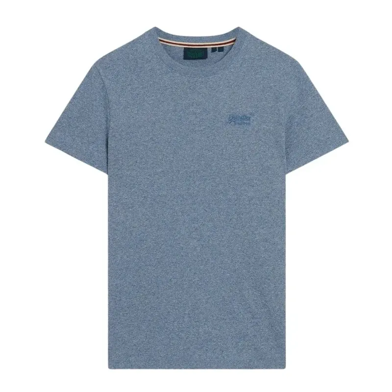 Organic cotton T-shirt Superdry Essential Bleu S