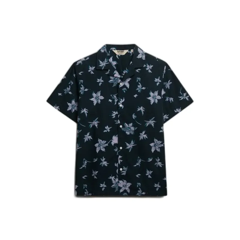 Printed shirt Superdry Cabana Bleu M