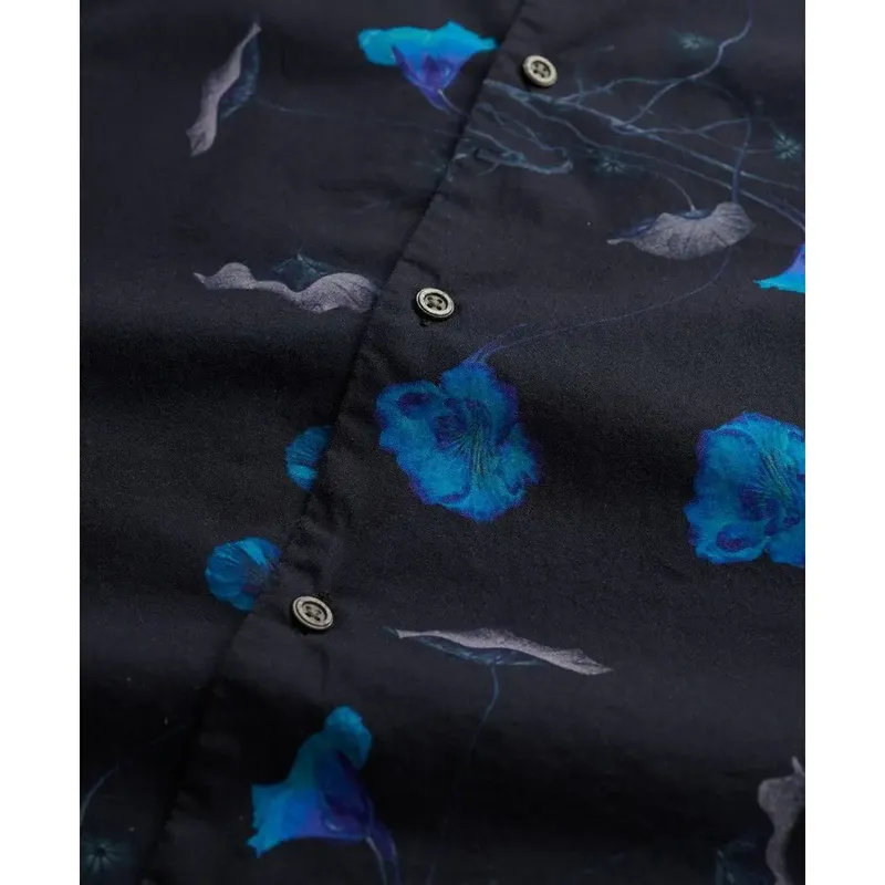 Printed shirt Superdry Cabana Bleu M