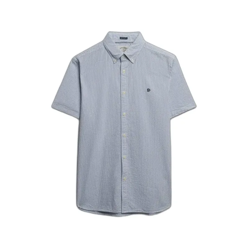 Shirt Superdry Classic Seersucker Beige XL