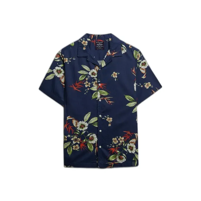 Shirt Superdry Hawaiian Bleu XL