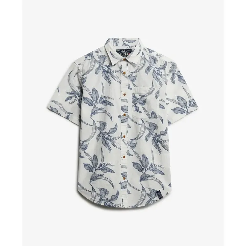 Shirt Superdry Vintage Loom Bleu L
