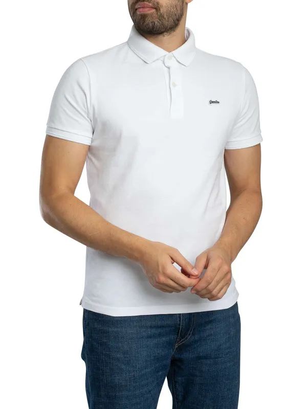 Superdry Classic Pique Polo Shirt - Optic