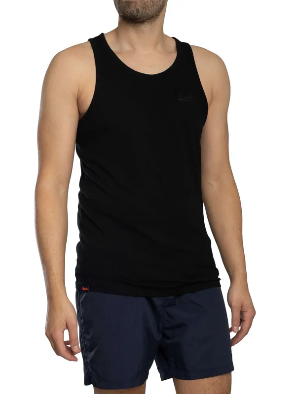 Superdry Essential Logo Vest - Black