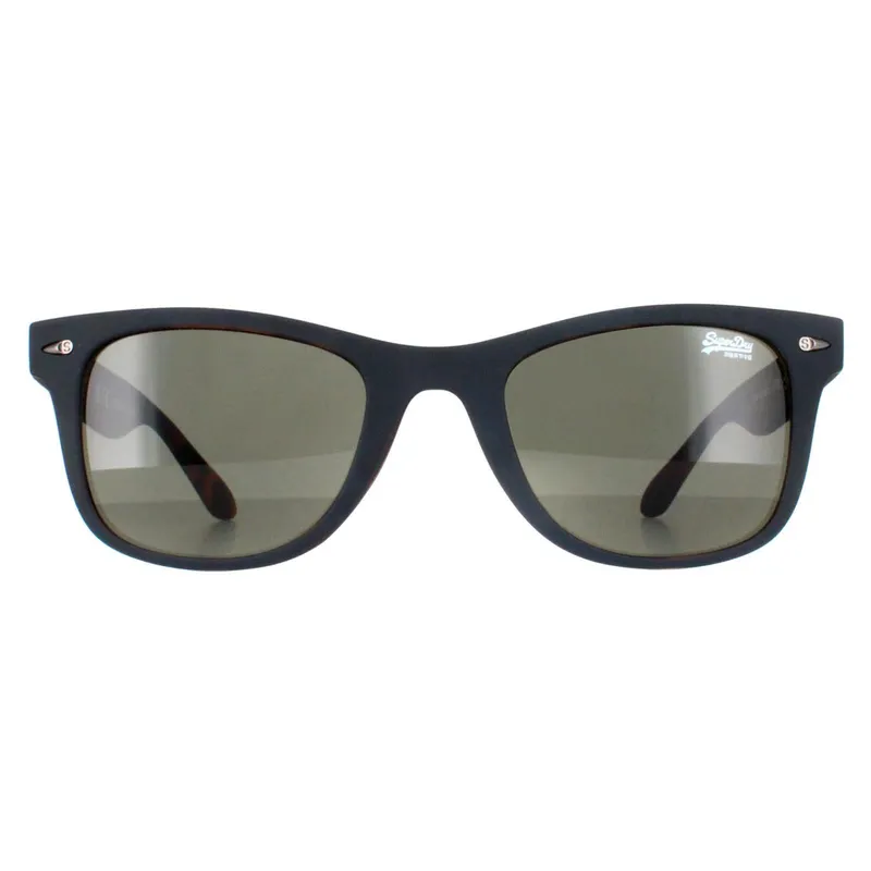 Superdry Men's Square Matte Navy Havana Green Rookie in Blue Blue One Size