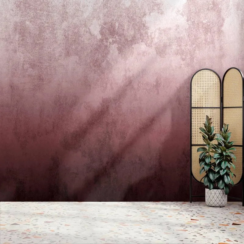 Superfresco Easy Ombre Pink Print To Order 3m x 2.8m Mural Pink